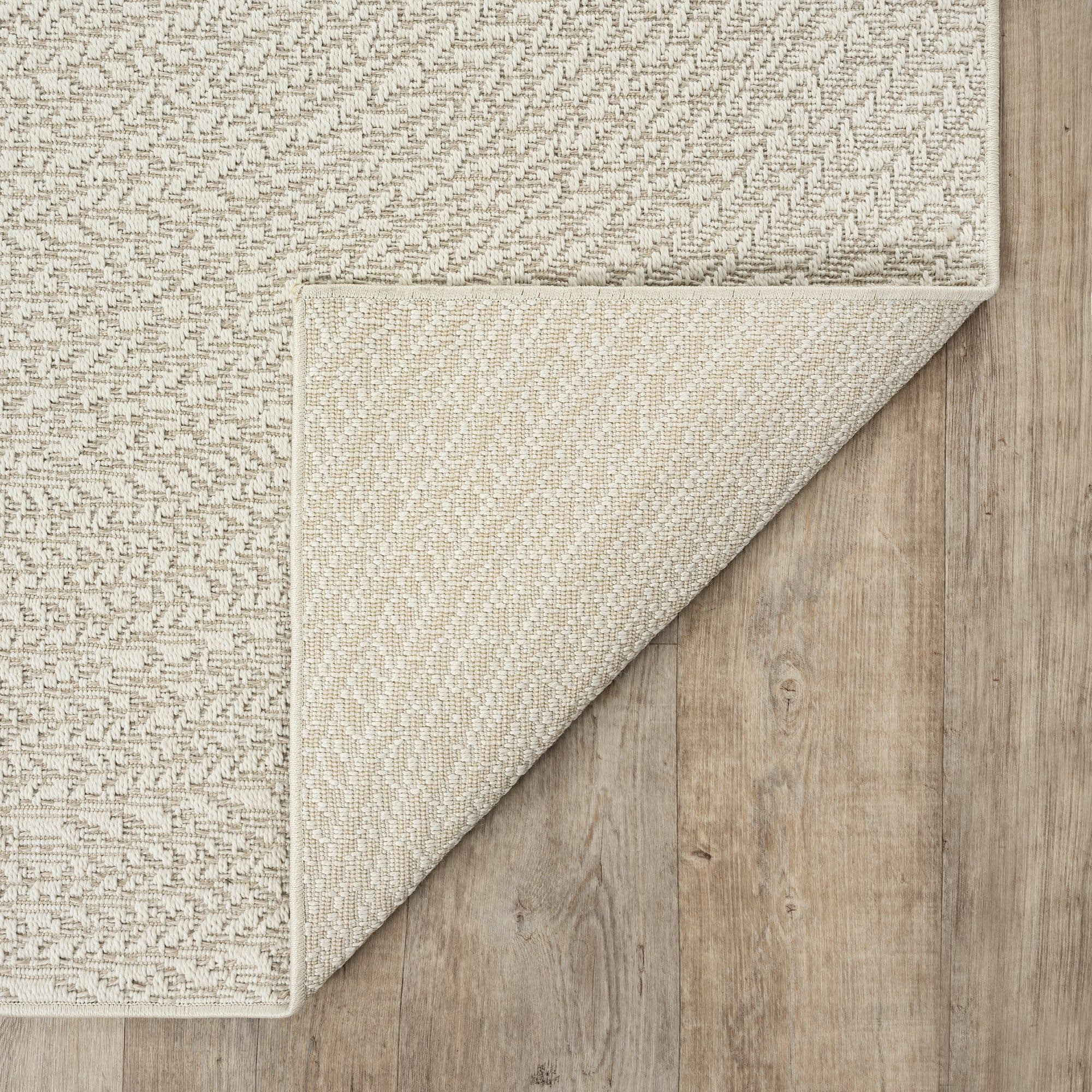 the carpet Teppich Kansas rund | Beige