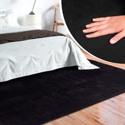 merinos Teppich Loft 37 | Schwarz