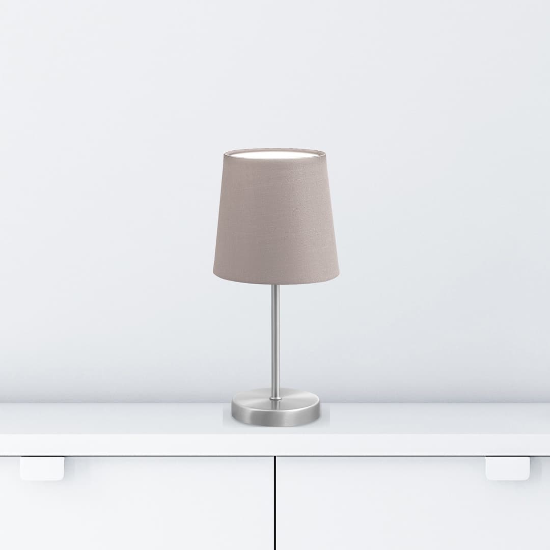 B.K.Licht Tischleuchte | Beige