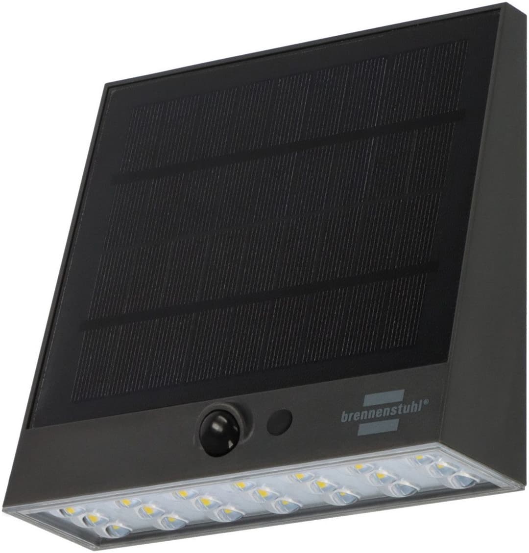 Brennenstuhl SOL 1000 Plana LED Solarleuchte | Schwarz