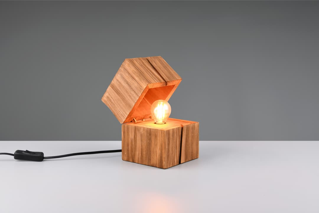 TRIO Leuchten TREASURE Tischleuchte | Holztöne