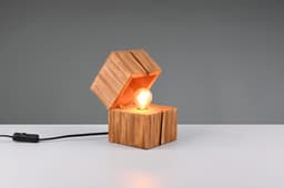 TRIO Leuchten TREASURE Tischleuchte | Holztöne