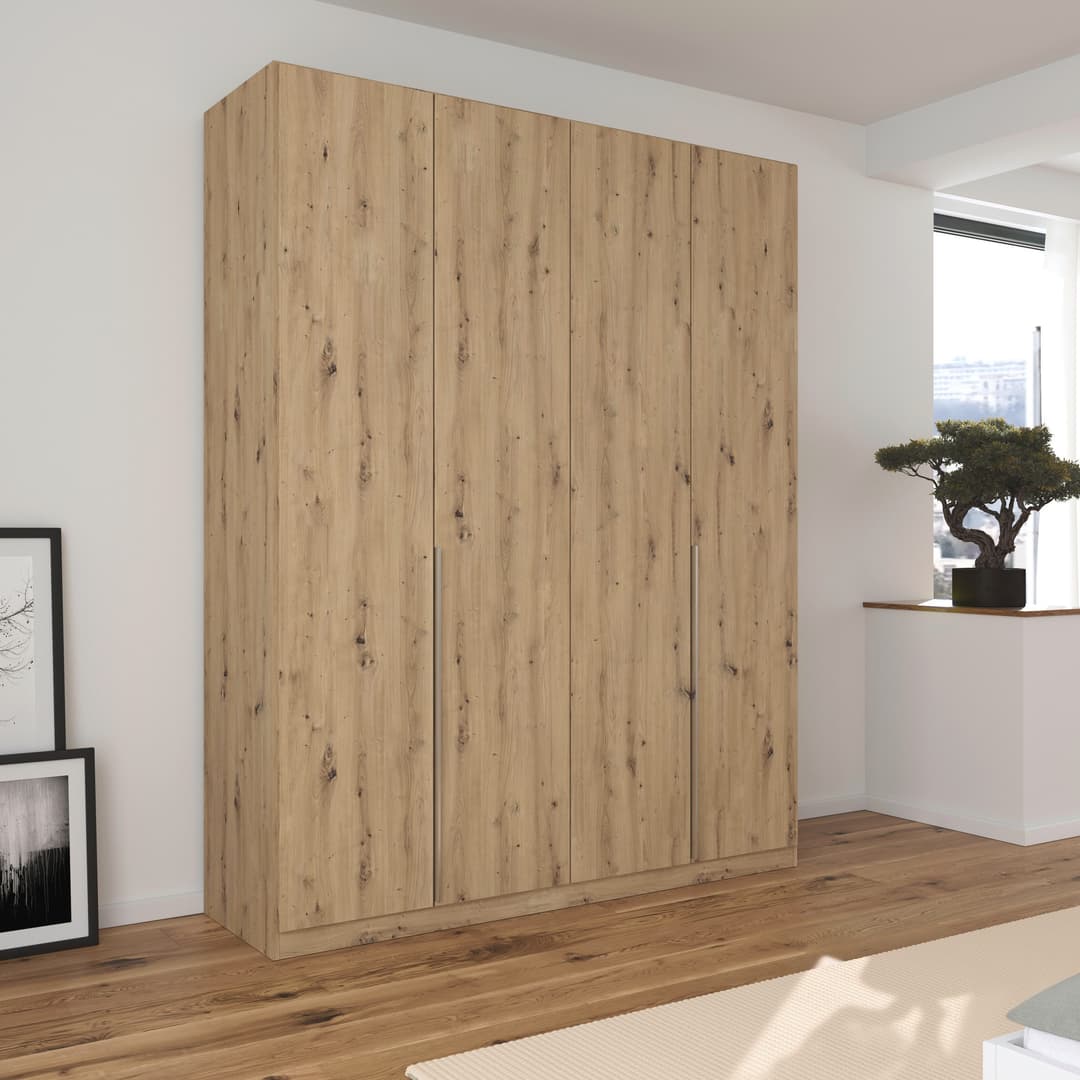 OTTO home Drehtürenschrank Kleiderschrank AGORDO | Holztöne