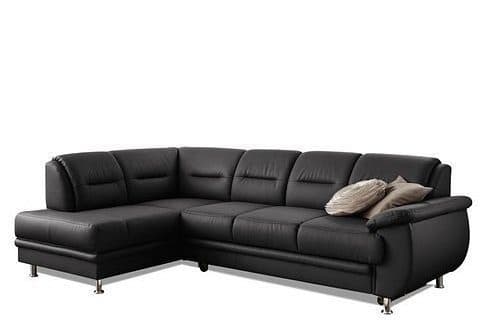 sit&more Ecksofa Mailand L-Form | Schwarz