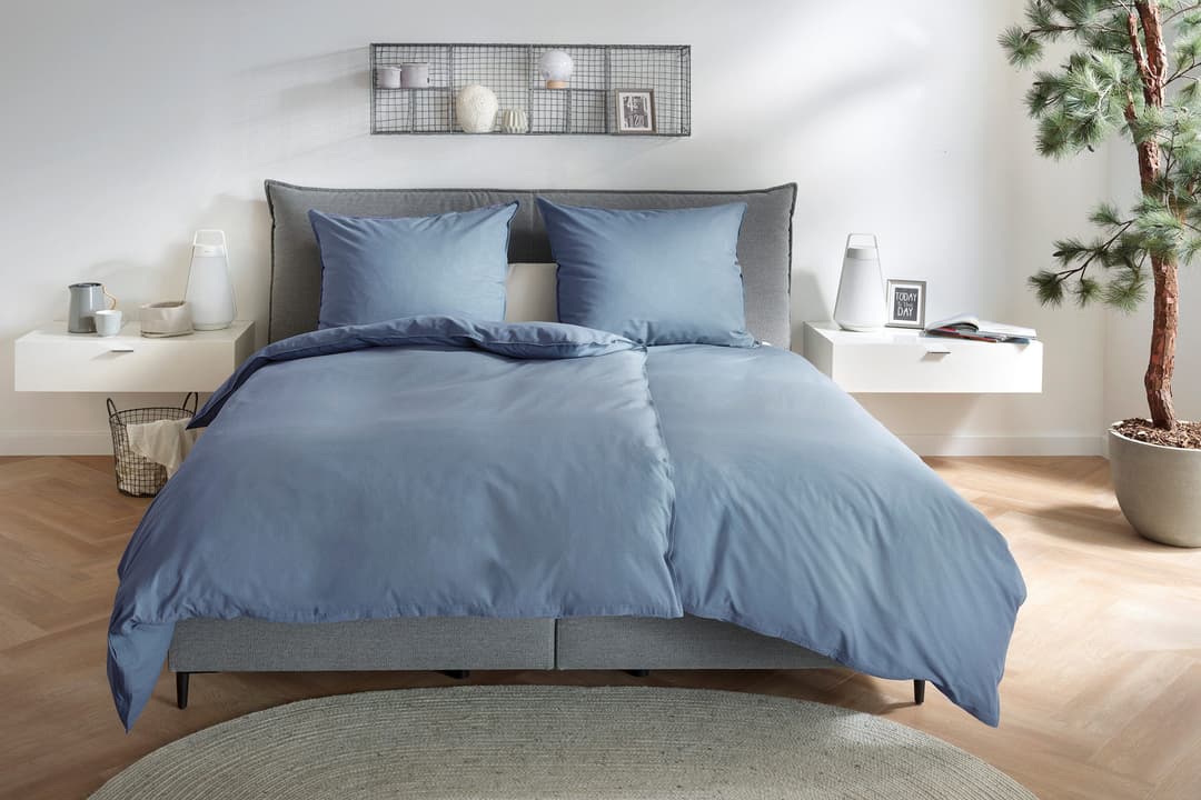 Primera Bettwäsche Stone-Washed | Blau