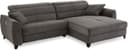 Jockenhöfer Gruppe Ecksofa Double One L-Form | Grau