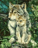 Schipper Malen nach Zahlen Meisterklasse Klassiker - Wolfsmutter 2