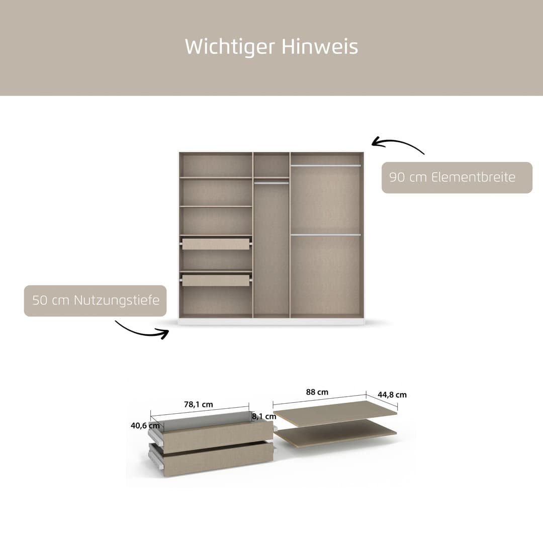 rauch Schubladeneinsatz | Beige
