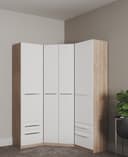 priess Kleiderschrank Barcelona | Holztöne 5