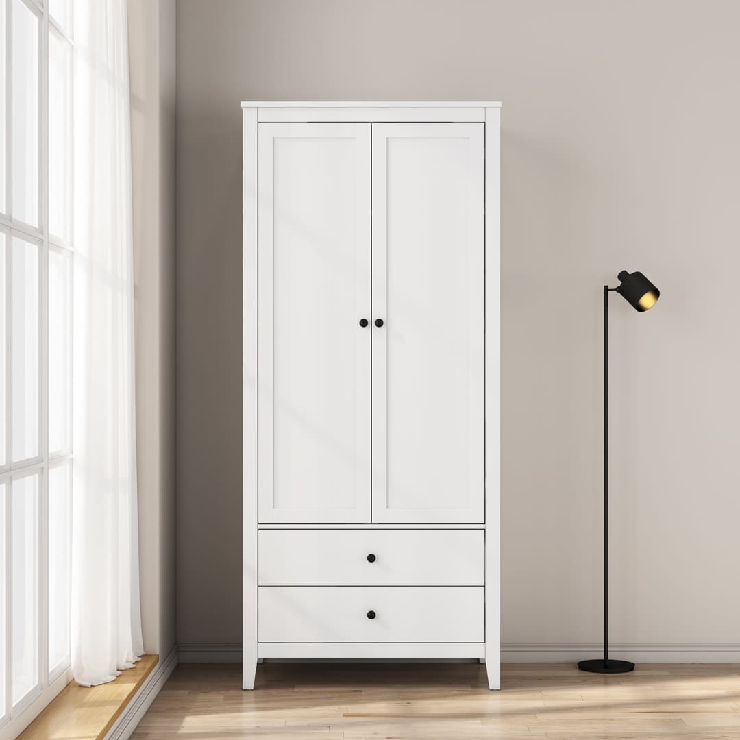 OTTO home Kleiderschrank Borkum | Weiß