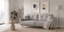 Home affaire TRIPLO 3-Sitzer Schlafsofa | Grau
