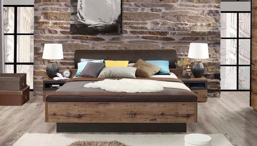 FORTE Bett Jacky | Braun