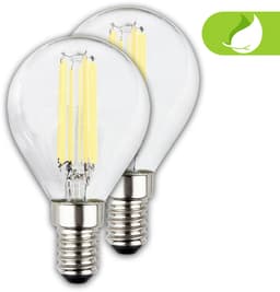 Briloner Leuchten LED-Leuchtmittel E14 Tropfen | Transparent