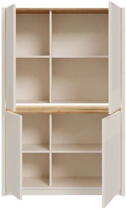 FORTE Oak Squere Highboard | Holztöne