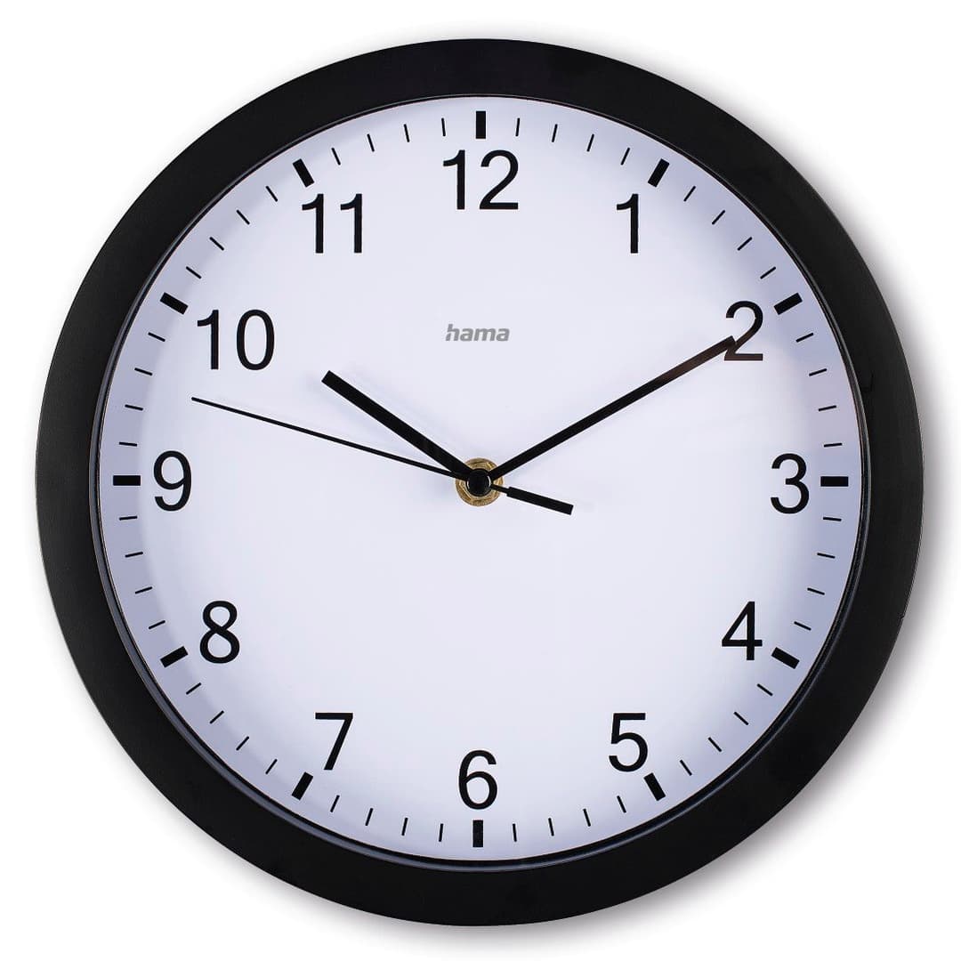Hama Wanduhr "Elba" | Schwarz