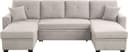 ATLANTIC home collection Wohnlandschaft Gerrit | Beige