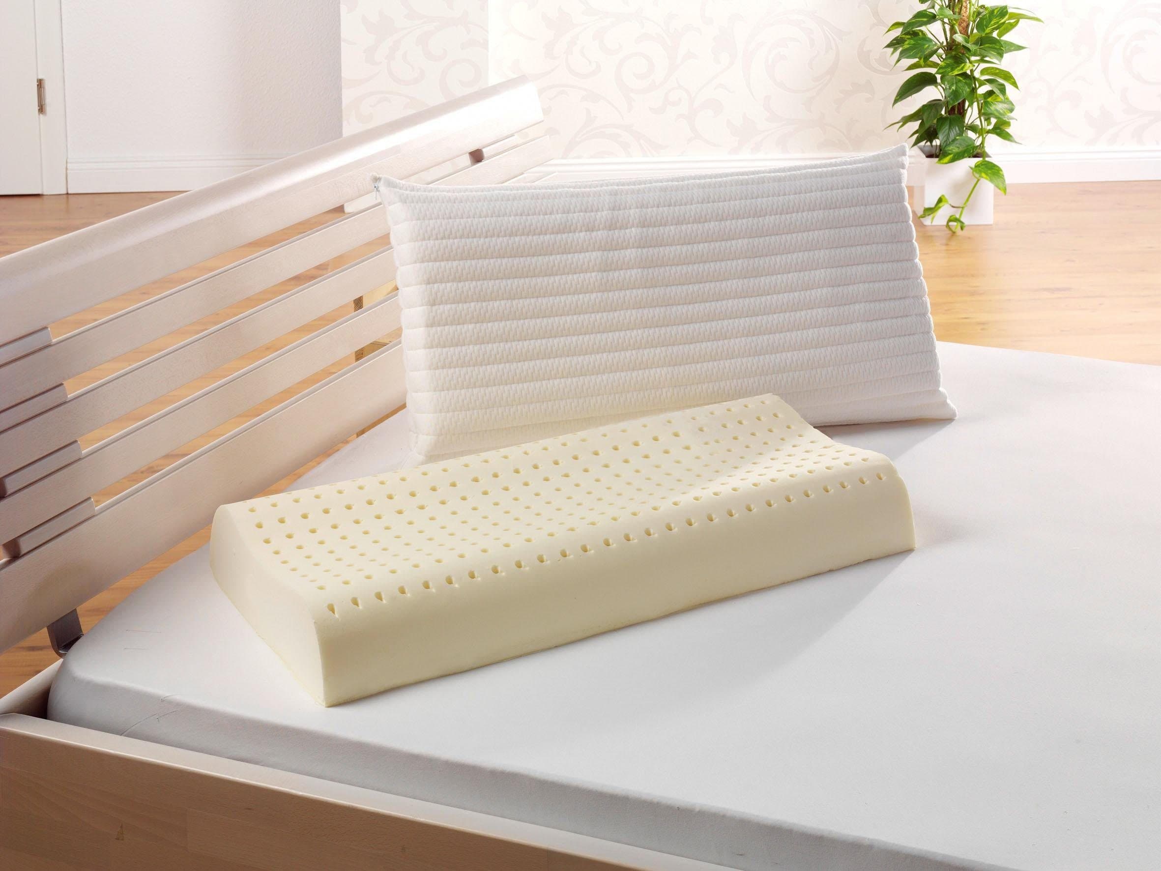 f.a.n. Medisan Sleep & Care Latex Nackenstützkissen | Weiß