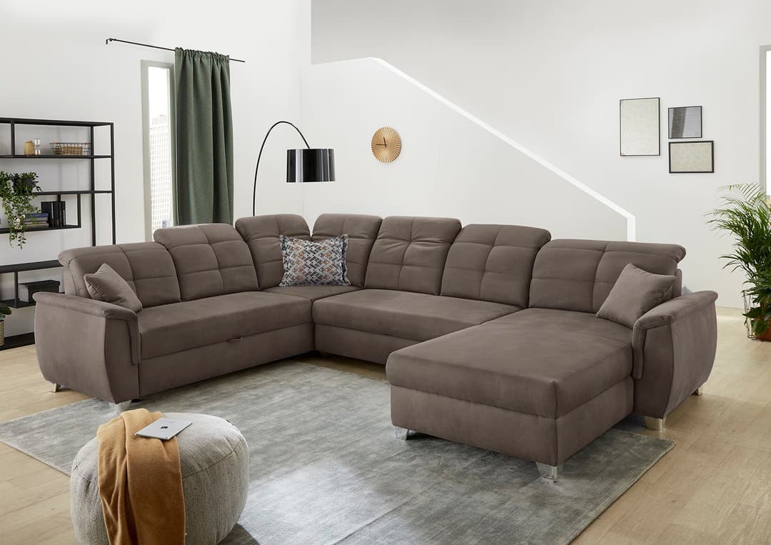 Jockenhöfer Gruppe Wohnlandschaft Livorno U-Form | Braun