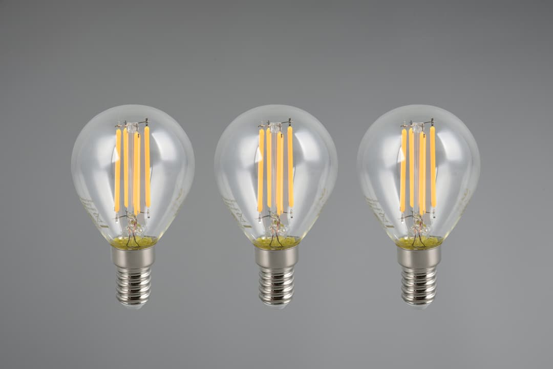 TRIO Leuchten LED-Filament Leuchtmittel Set E14 | Transparent