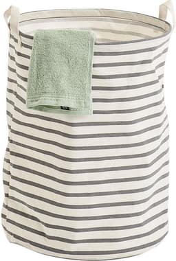 Zeller Present Wäschetasche Stripes | Grau