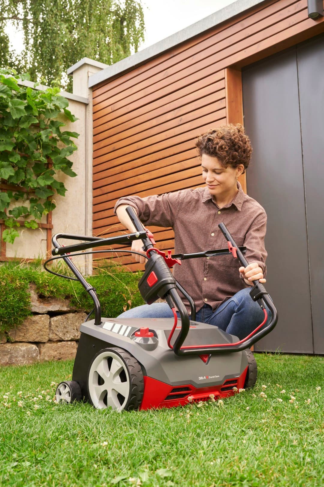 AL-KO Elektro-Vertikutierer 38.4 E Combi Care | Grau