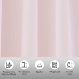 OTTO home Gardine XANA | Rosa