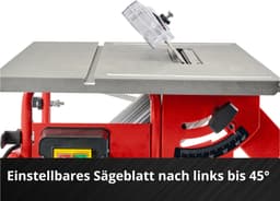 Einhell Tischkreissäge TC-TS 8 I | Rot