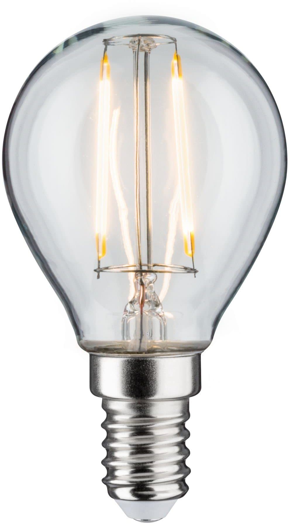 Paulmann LED-Filament 5er Pack 2,6W Tropfen E14 klar 2700K