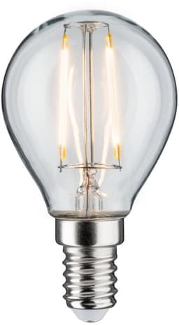 Paulmann LED-Filament 5er Pack 2,6W Tropfen E14 klar 2700K