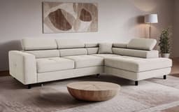 OTTO home Ecksofa AADEN Schlafsofa | Beige