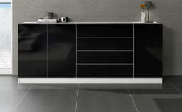borchardt Möbel Sideboard Vaasa | Schwarz