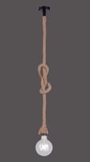 JUST LIGHT ROPE Pendelleuchte | Braun 2