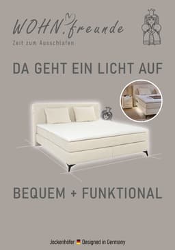 Jockenhöfer Gruppe Boxspringbett Kira | Beige