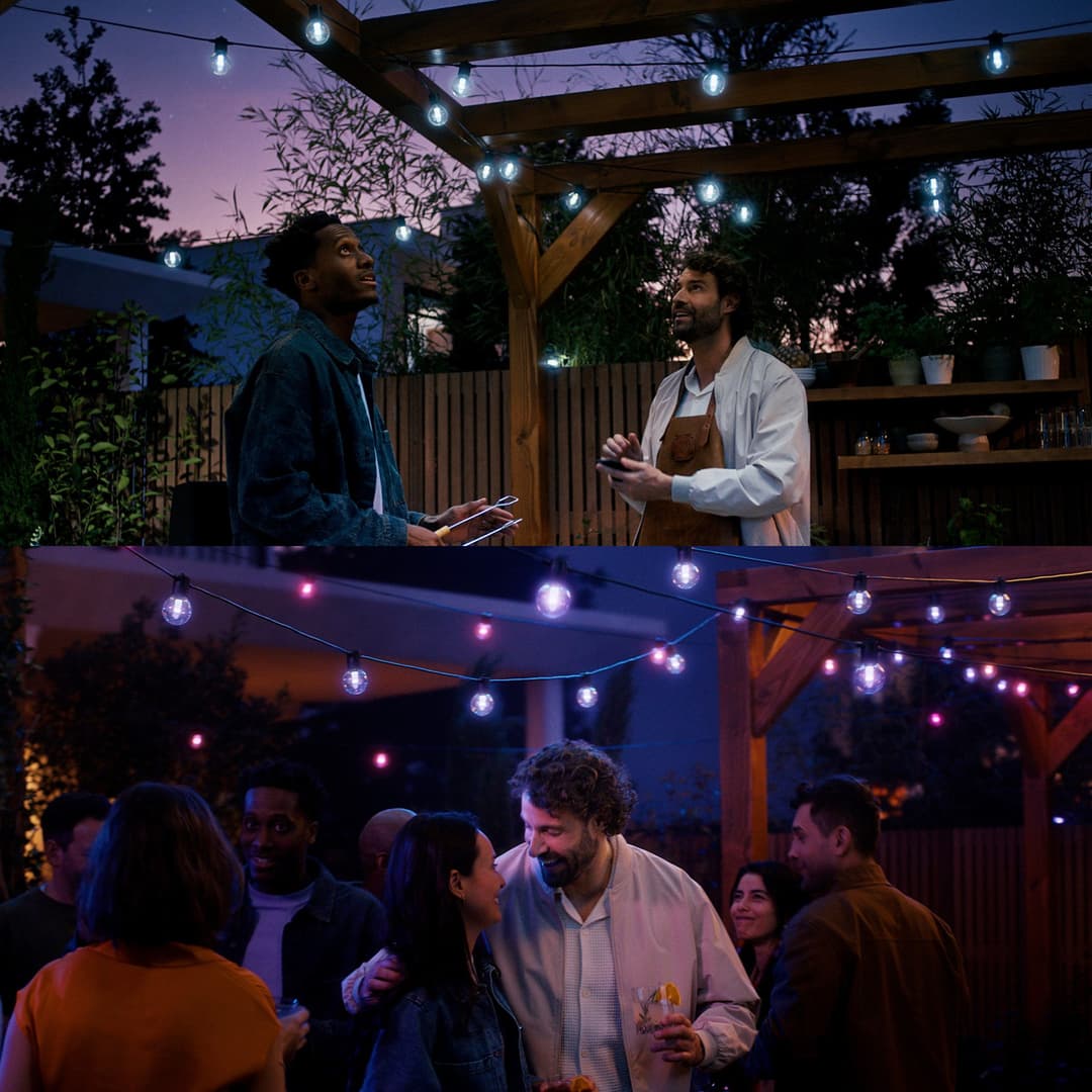 Philips Hue Festavia Globe Outdoor Lightstrip | Schwarz