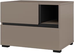 OTTO home Nachtkommode Cross | Schwarz