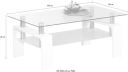 Stolkom Sp.z.o.o. Couchtisch Mango II | Weiß