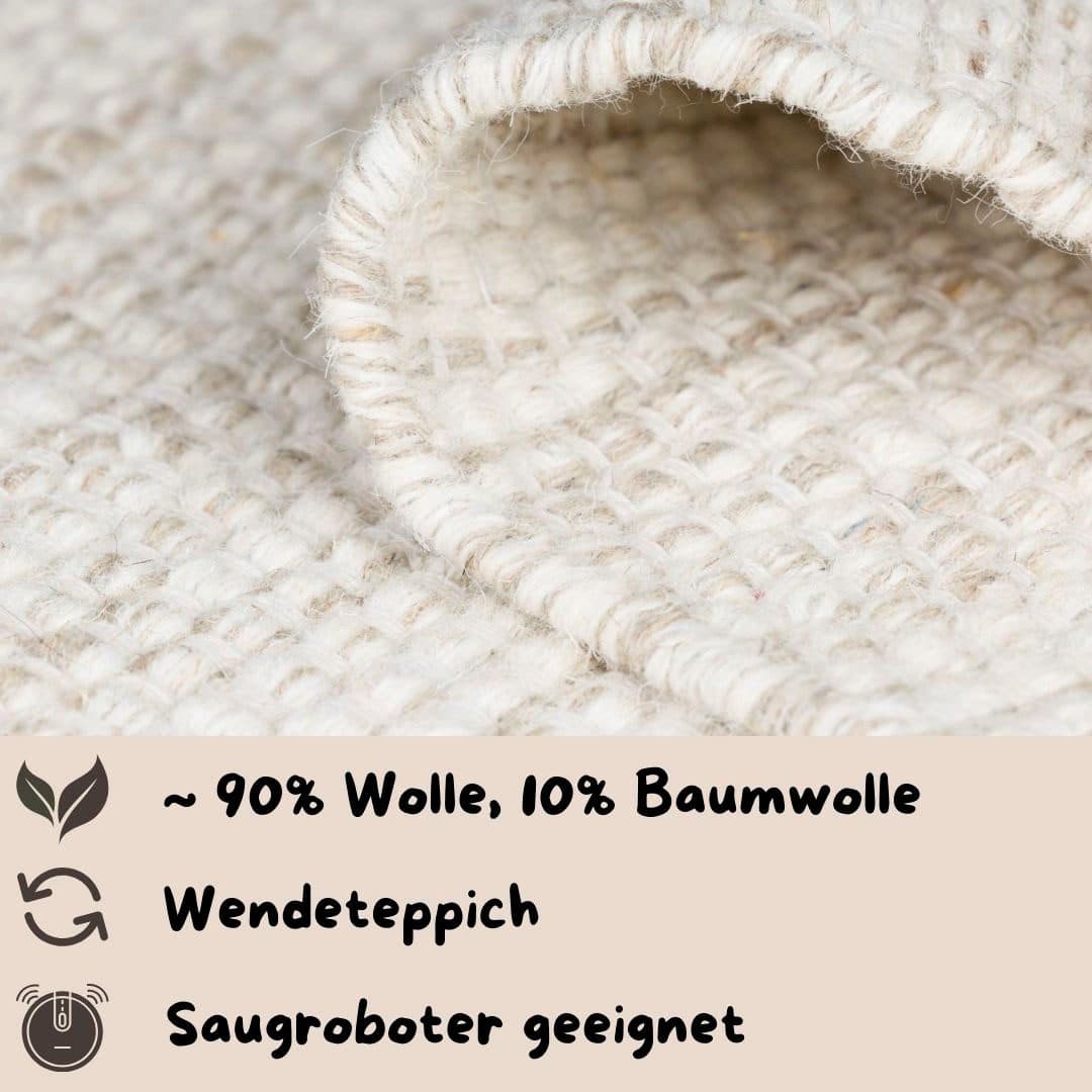 OTTO home Wollteppich Wolltraum Passion | Beige