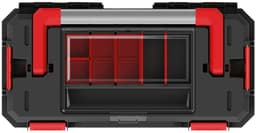 Prosperplast Werkzeugbox X BLOCK ALU LOG | Schwarz