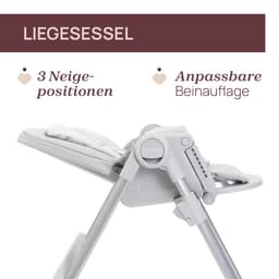 Chicco Hochstuhl Polly Armonia Steel | Grau