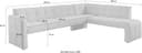 exxpo - sofa fashion Essbank Barista | Grau 4