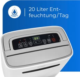 Exquisit Luftentfeuchter LE 2055 | Weiß