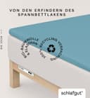 Schlafgut Spannbettlaken PURE TOPPER | Türkis