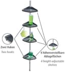 Wenko Duschablage Teleskop Duschecke Compact | Grau 4