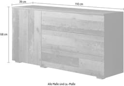 OTTO home Sideboard PARIS | Holztöne