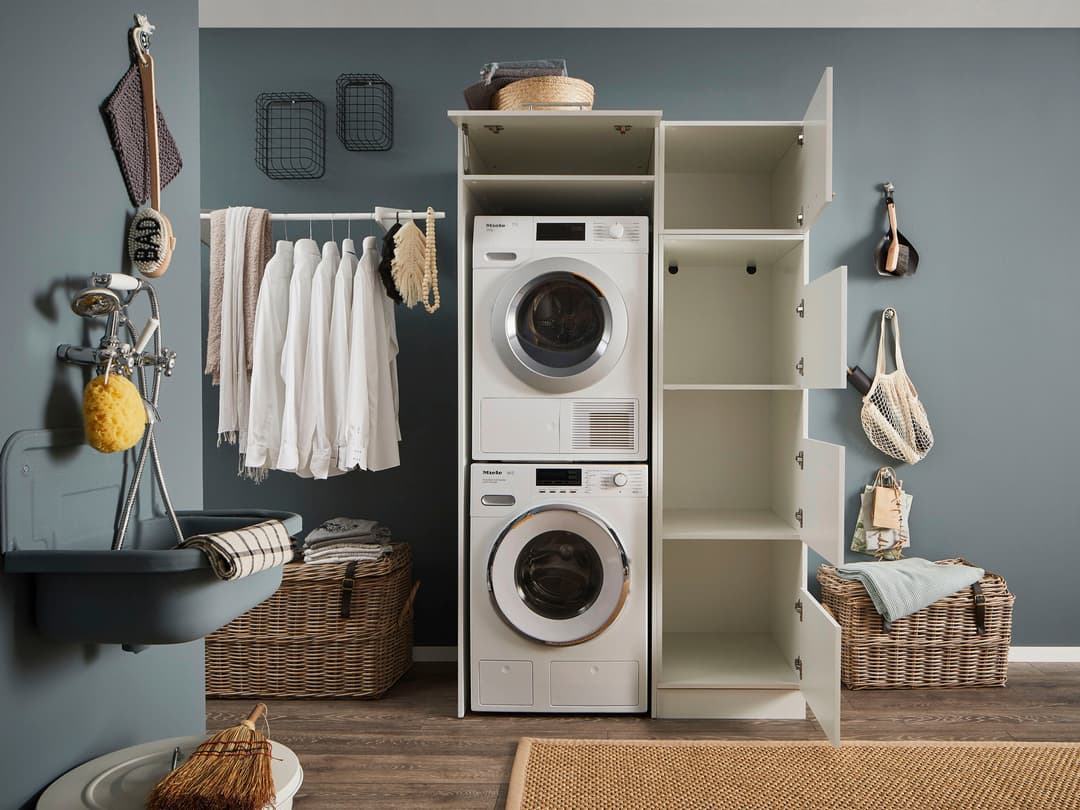 Laundreezy Mehrzweckschrank-Set LAUNDREEZY LDLK1 | Weiß