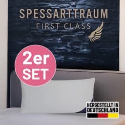 SPESSARTTRAUM Federkissen FIRST CLASS | Weiß