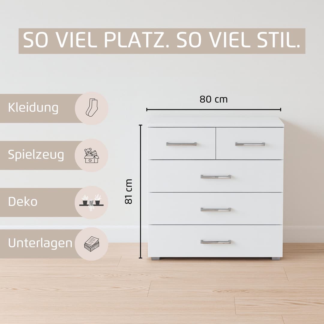 rauch Kommode Gamma | Weiß