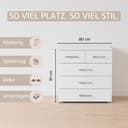 rauch Kommode Gamma | Weiß 4