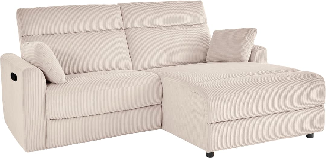 OTTO home Ecksofa JENNA L-Form, 209cm | Beige
