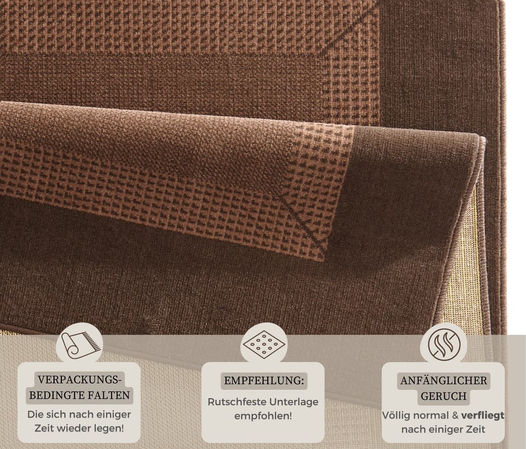HANSE Home Teppich Band | Braun